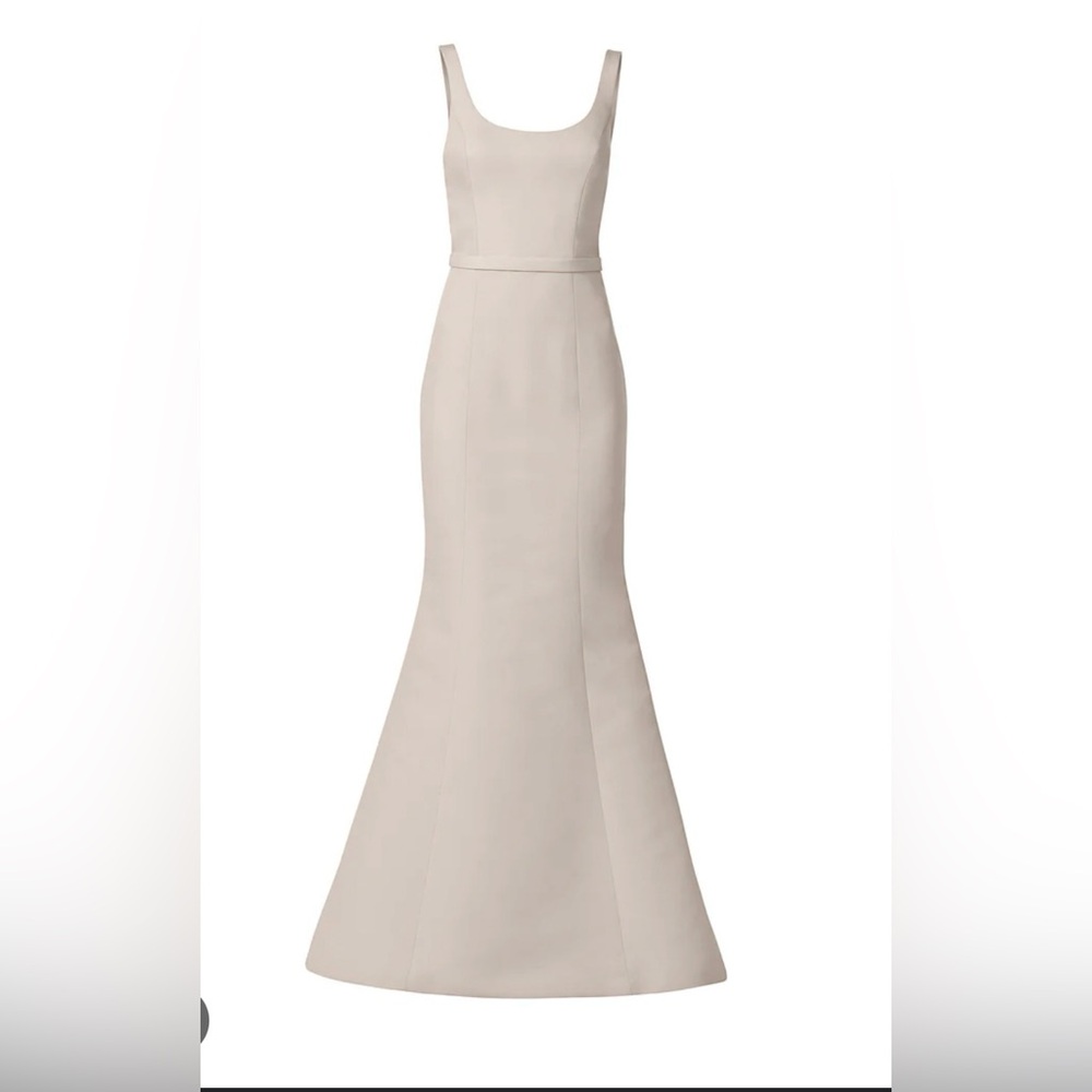 Amsale Bentley Dress Champagne- Size 4
